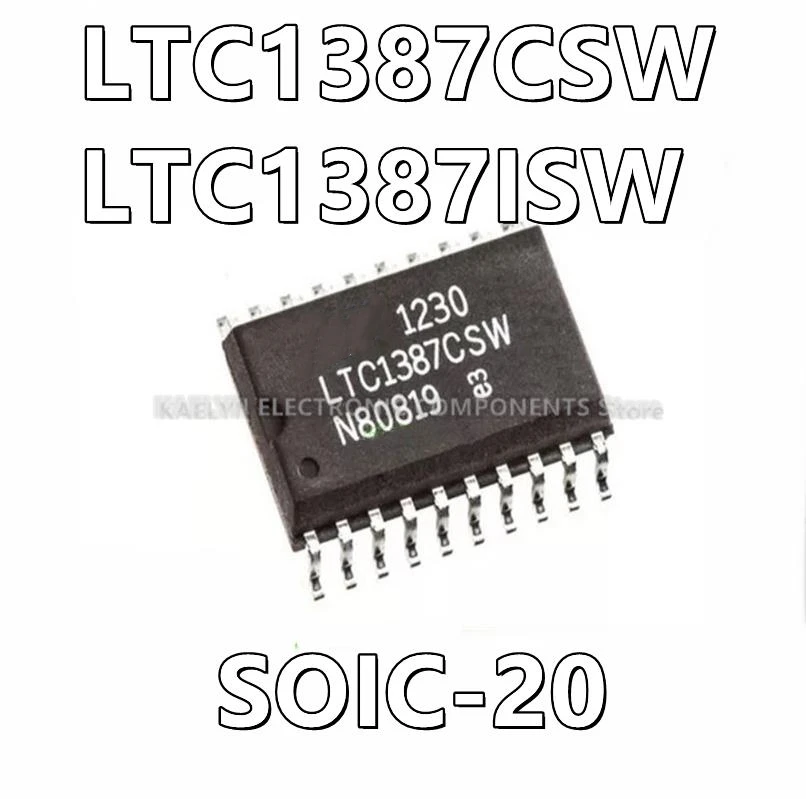 5 шт./лот LTC1387CSW LTC1387ISW LTC1387 2/2 трансивер полумноготипротокольный 20-SOIC
5 шт./лот LTC1387CSW LTC1387ISW LTC1387 2/2 трансивер полумноготипротокольный 20-SOIC