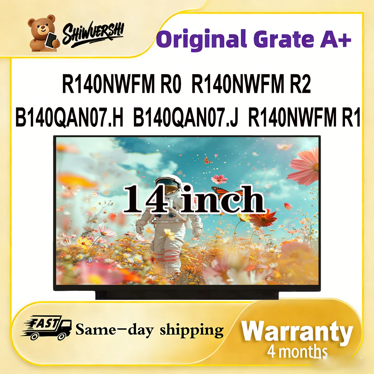 Новый тонкий ЖК-экран для ноутбука A+ 14 дюймов B140QAN07.H B140QAN07.J R140NWFM R1 R140NWFM R0 R140NWFM R2
Новый тонкий ЖК-экран для ноутбука A+ 14 дюймов B140QAN07.H B140QAN07.J R140NWFM R1 R140NWFM R0 R140NWFM R2