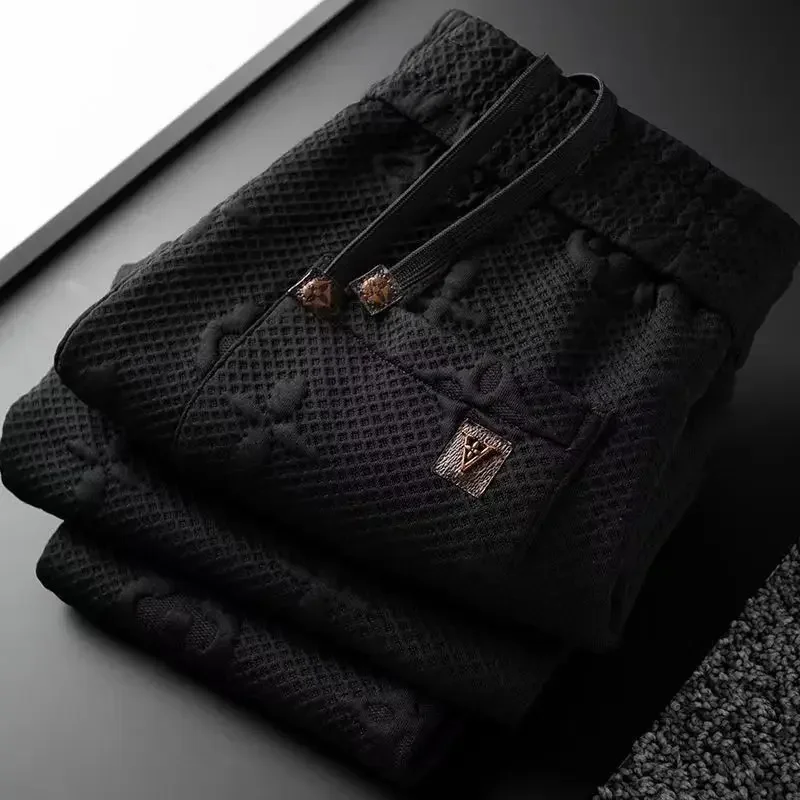 2025 Neew Autumn and winter 3D three-dimensional jacquard fashion men's slim-fit sports knitted sweatpants casual pants
2025 Neew Autumn and winter 3D three-dimensional jacquard fashion men's slim-fit sports knitted sweatpants casual pants