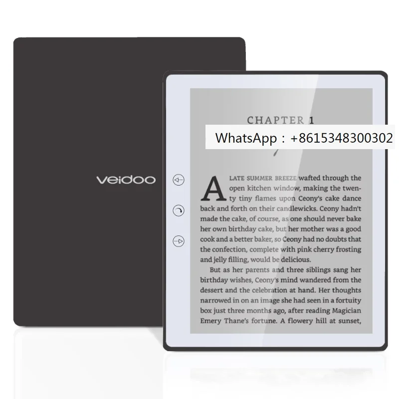 Black 6-inch e-ink display 32GB storage e-book increases battery life, touchscreen with TF card slot
Black 6-inch e-ink display 32GB storage e-book increases battery life, touchscreen with TF card slot