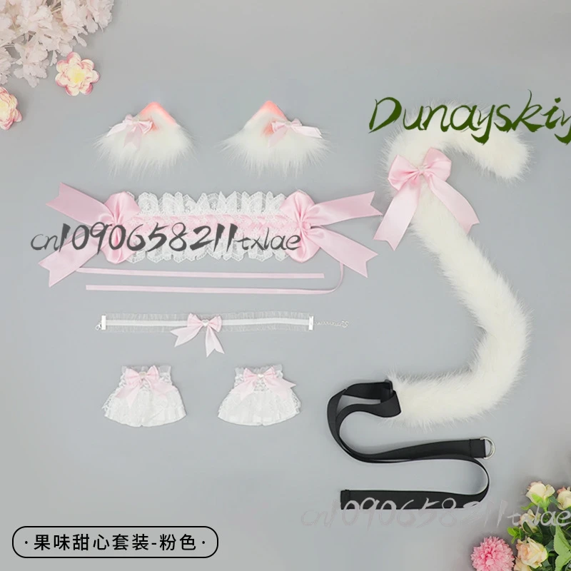 Kawaii Lolita Hair Set for Conventions - Cat Ear Headband/Bow Clips/Wrist Tail Halloween/Christmas/Oktoberfest/Easter
Kawaii Lolita Hair Set for Conventions - Cat Ear Headband/Bow Clips/Wrist Tail Halloween/Christmas/Oktoberfest/Easter