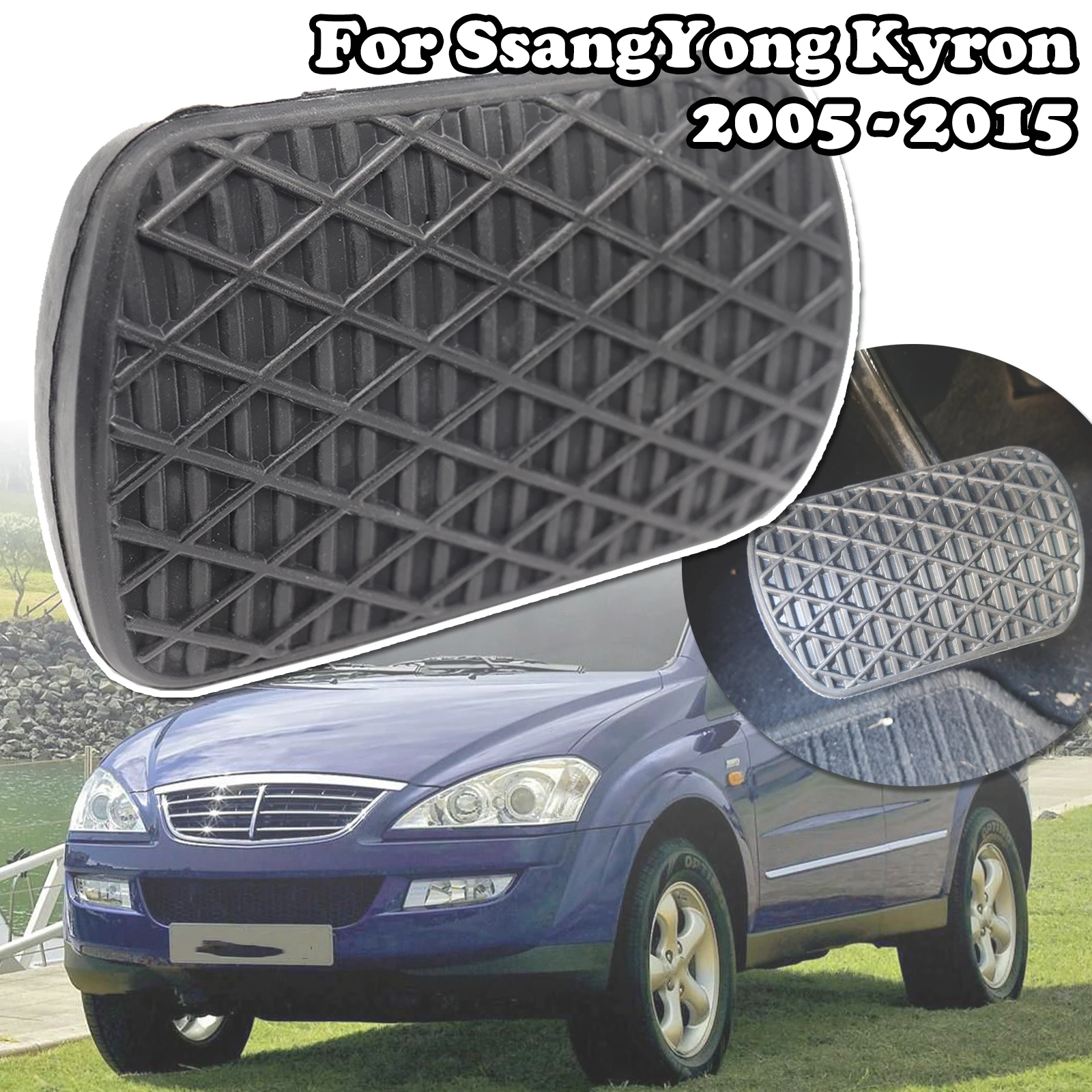 4887111100 Car Automatic Black Rubber Brake Clutch Foot Pedal Pad Covers For SsangYong Kyron 2005 2006 2007 2008 2009 2010- 2015
4887111100 Car Automatic Black Rubber Brake Clutch Foot Pedal Pad Covers For SsangYong Kyron 2005 2006 2007 2008 2009 2010- 2015