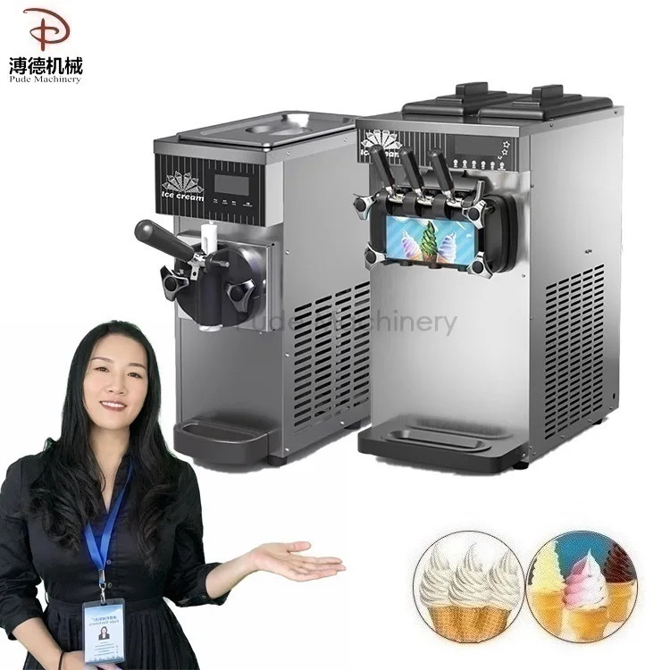 Explosive Products Commercial Ice Cream Machine Tabletop or Vertical Shop Use Soft Ice Cream Maker
Explosive Products Commercial Ice Cream Machine Tabletop or Vertical Shop Use Soft Ice Cream Maker