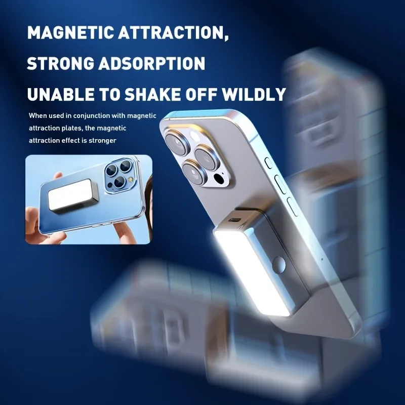 1pc Magnetic Fill Light,Selfie Light,Rechargeable Portable 3 Modes Fill Lamp Compatible IPhone for Video Conference Lighting
1pc Magnetic Fill Light,Selfie Light,Rechargeable Portable 3 Modes Fill Lamp Compatible IPhone for Video Conference Lighting