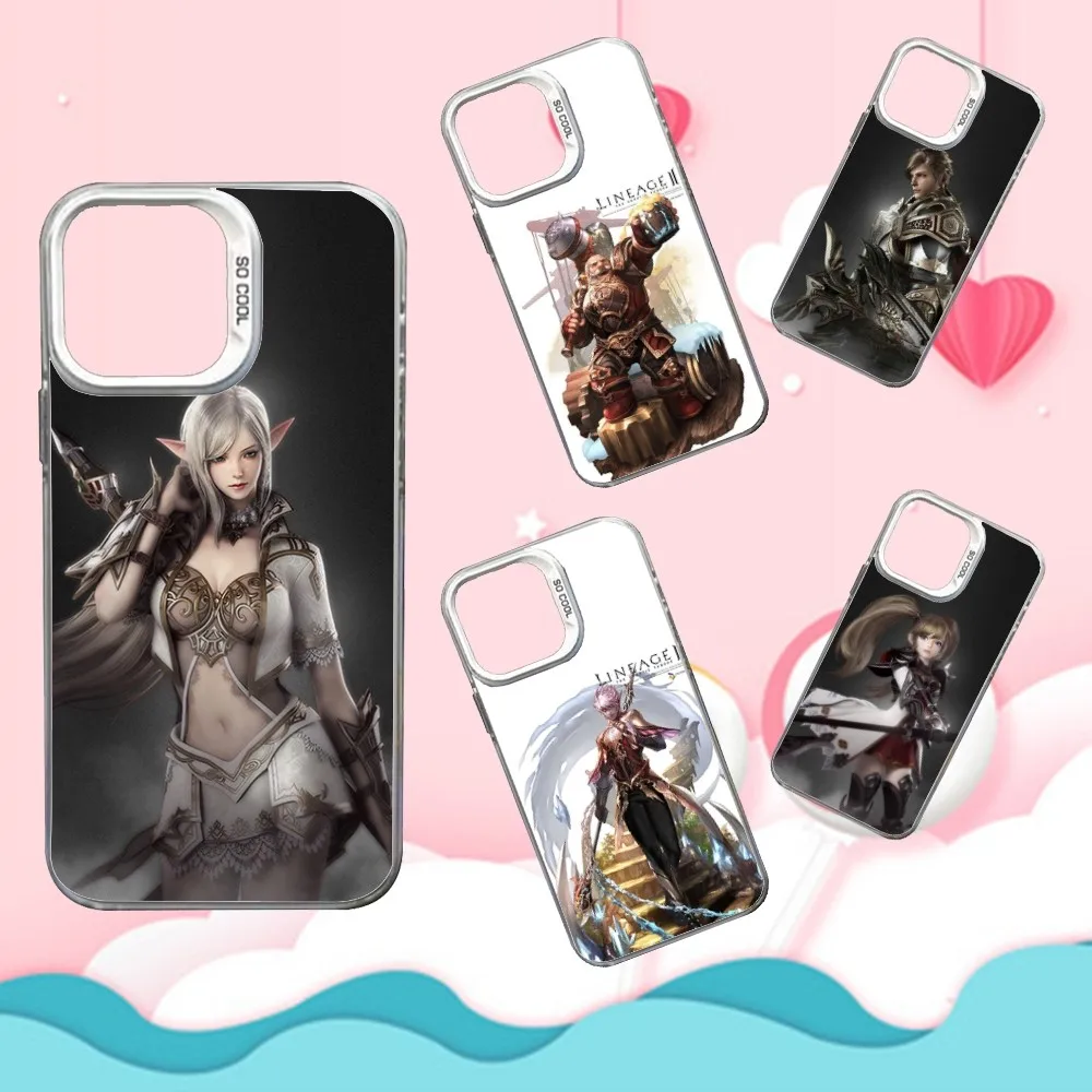 Game L-LINEAGE 2 Phone Case For iPhone 16,15,14,13,12,11,Mini,Pro,SE,MAX White Matte Shockproof Cover 
Game L-LINEAGE 2 Phone Case For iPhone 16,15,14,13,12,11,Mini,Pro,SE,MAX White Matte Shockproof Cover