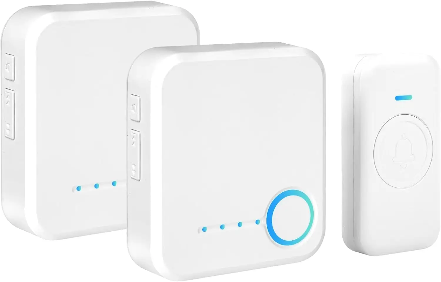 Wireless Doorbell with 60 Chimes, 5 Volume Levels & Mute Mode, Loud Door Bell Ringer for Home Classroom Office (1 Receiver & 1
Wireless Doorbell with 60 Chimes, 5 Volume Levels & Mute Mode, Loud Door Bell Ringer for Home Classroom Office (1 Receiver & 1
