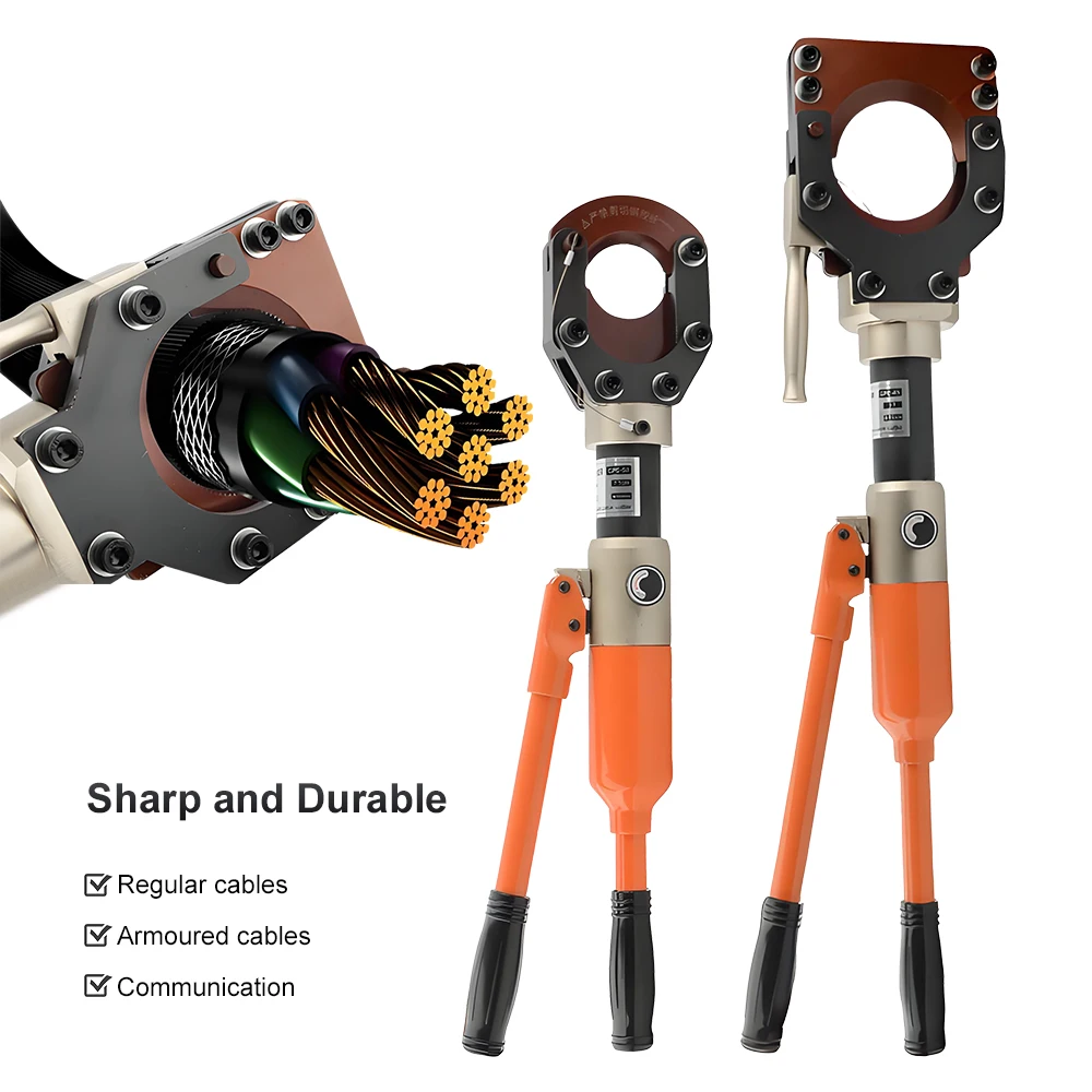 Hydraulic Cable Cutter 50/75/85/95 Hydraulic Wire Pliers Cable Scissors Cable Cutting Tool for Construction Wire Cutting
Hydraulic Cable Cutter 50/75/85/95 Hydraulic Wire Pliers Cable Scissors Cable Cutting Tool for Construction Wire Cutting