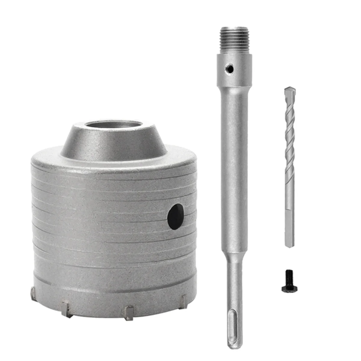 SDS Plus Hammer Drills Wall Hole Saw Drill Bit Set Cutter Tools with Round Shaft Concrete Cement Stone Hole
SDS Plus Hammer Drills Wall Hole Saw Drill Bit Set Cutter Tools with Round Shaft Concrete Cement Stone Hole