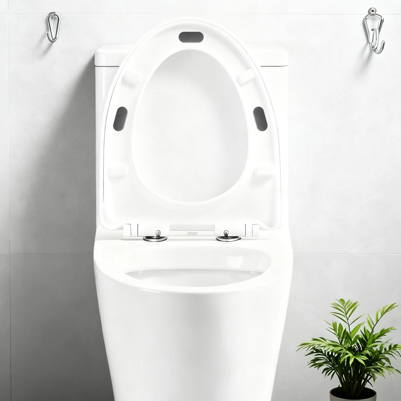 4Pcs Toilet Seat Bumpers Soft Anti-Collision Cushions Gap Reduction Design Universal Spacer Pads Replacement Easy Clean
4Pcs Toilet Seat Bumpers Soft Anti-Collision Cushions Gap Reduction Design Universal Spacer Pads Replacement Easy Clean