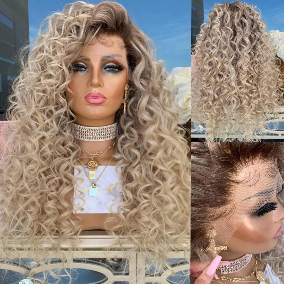 Афро-кудрявый синтетический парик спереди, платиновая блондинка, предварительно выщипанный парик для женщин, повседневная вечеринка, распродажа
Афро-кудрявый синтетический парик спереди, платиновая блондинка, предварительно выщипанный парик для женщин, повседневная вечеринка, распродажа