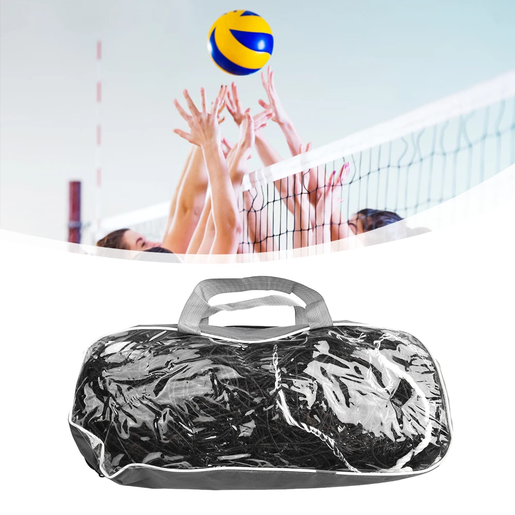 950x100cm Volleyball Net Ideal for Backyard and For Beach Games Strong Polyethylene with Steel Cable Reinforcement
950x100cm Volleyball Net Ideal for Backyard and For Beach Games Strong Polyethylene with Steel Cable Reinforcement
