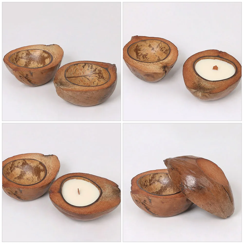 2pcs Coconut Shell Aromatherapy Bowl Holders Natural Vessels for DIY Projects Shell Decor Beach Wedding Home Hawaiian
2pcs Coconut Shell Aromatherapy Bowl Holders Natural Vessels for DIY Projects Shell Decor Beach Wedding Home Hawaiian