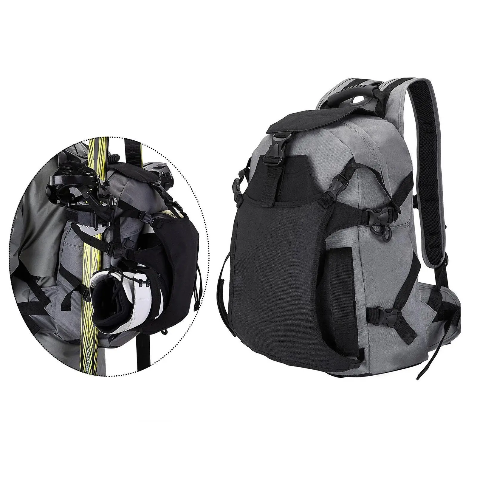 Лыжный рюкзак Многоцелевая водонепроницаемая лыжная сумка для катания на коньках, пеших прогулок, кемпинга
Лыжный рюкзак Многоцелевая водонепроницаемая лыжная сумка для катания на коньках, пеших прогулок, кемпинга