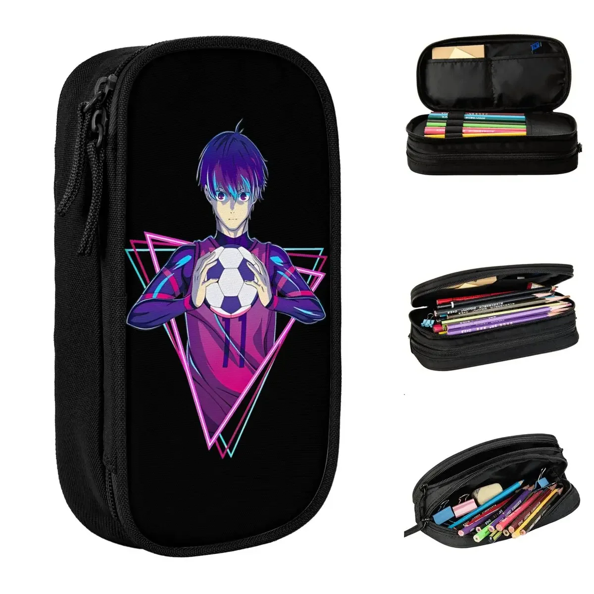 Blue Lock Anime Pencil Cases Manga Football Pencil Pouch Pen Box for Girls Boys Big Capacity Bags Office Gifts Stationery
Blue Lock Anime Pencil Cases Manga Football Pencil Pouch Pen Box for Girls Boys Big Capacity Bags Office Gifts Stationery