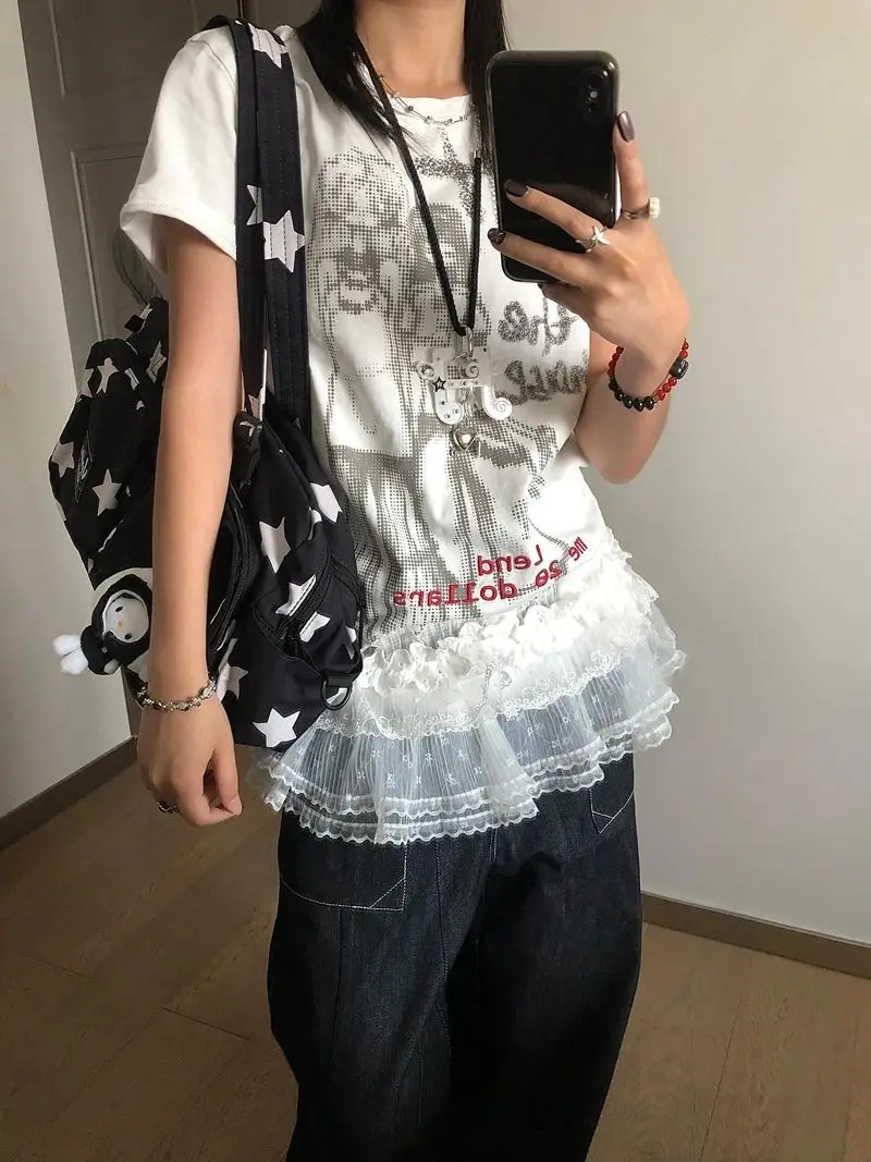 Y2K Retro Personality Street Round Neck Cartoon T-shirt Female Y2k Niche Cotton Short-sleeved Printed Top
Y2K Retro Personality Street Round Neck Cartoon T-shirt Female Y2k Niche Cotton Short-sleeved Printed Top