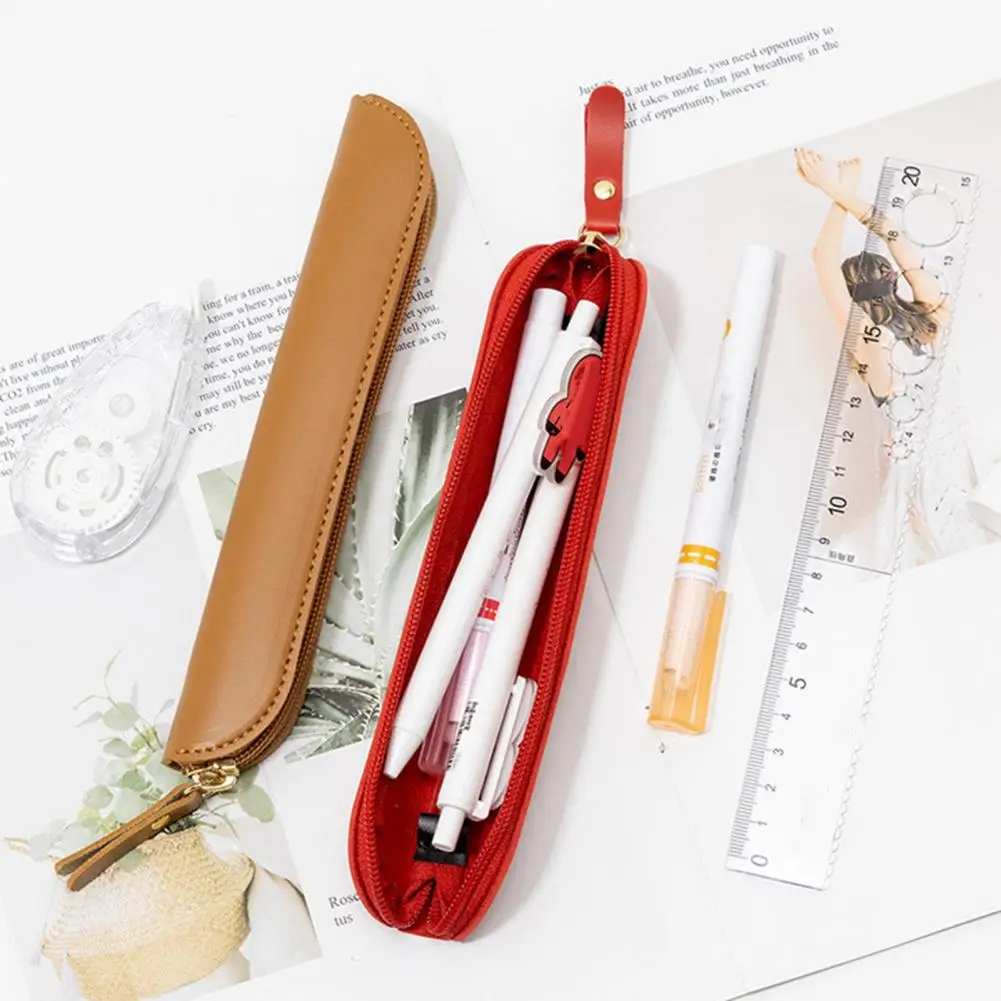 Тонкий пенал-органайзер из искусственной кожи, сумка для канцелярских принадлежностей, многофункциональный органайзер для канцелярских принадлежностей, портативная сумка для хранения ручек
Тонкий пенал-органайзер из искусственной кожи, сумка для канцелярских принадлежностей, многофункциональный органайзер для канцелярских принадлежностей, портативная сумка для хранения ручек