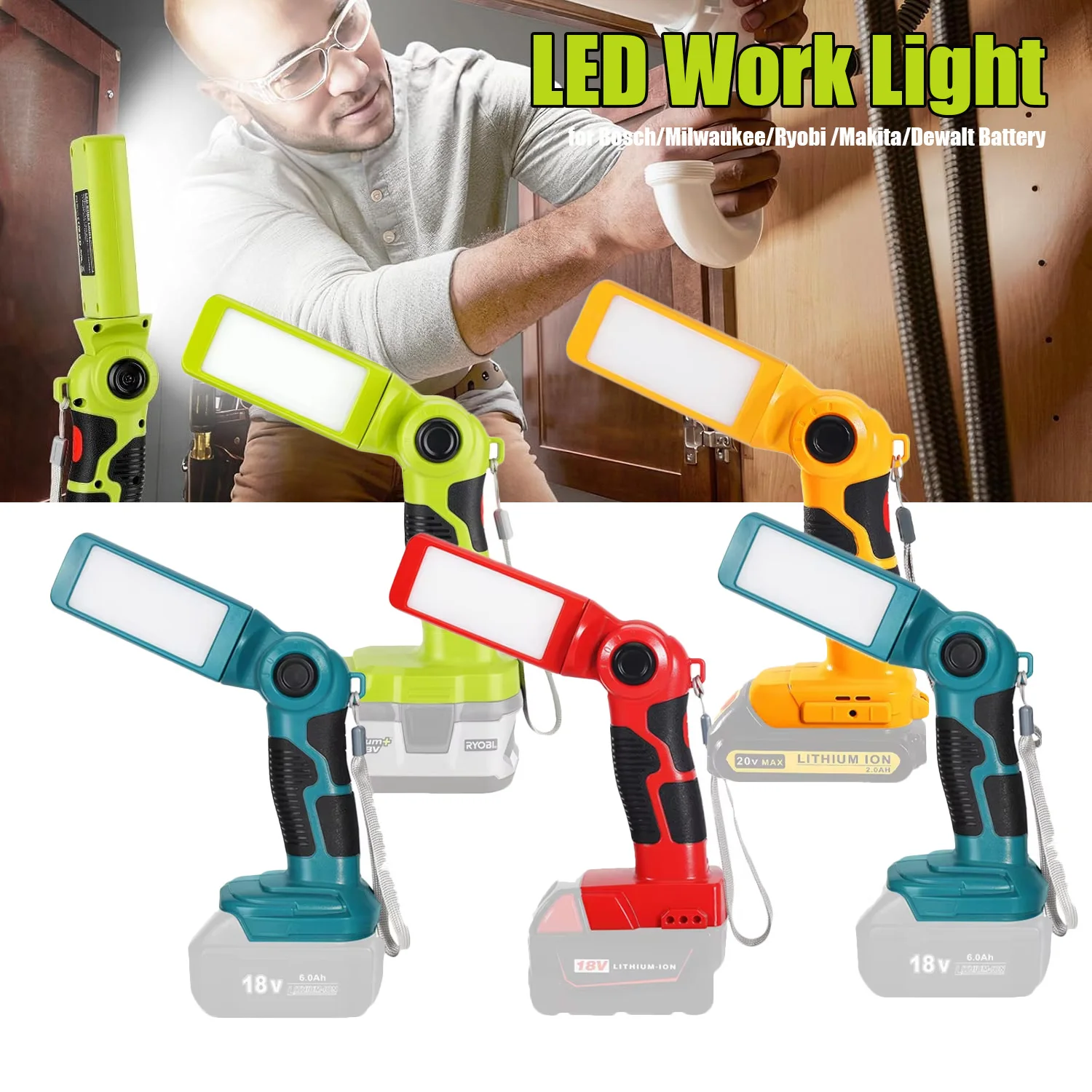 12 Вт 1000LM светодиодный рабочий фонарь для Ryobi/Dewalt/Makita/Milwaukee, аккумуляторный фонарик, беспроводной прожектор, ручные прожекторы
12 Вт 1000LM светодиодный рабочий фонарь для Ryobi/Dewalt/Makita/Milwaukee, аккумуляторный фонарик, беспроводной прожектор, ручные прожекторы