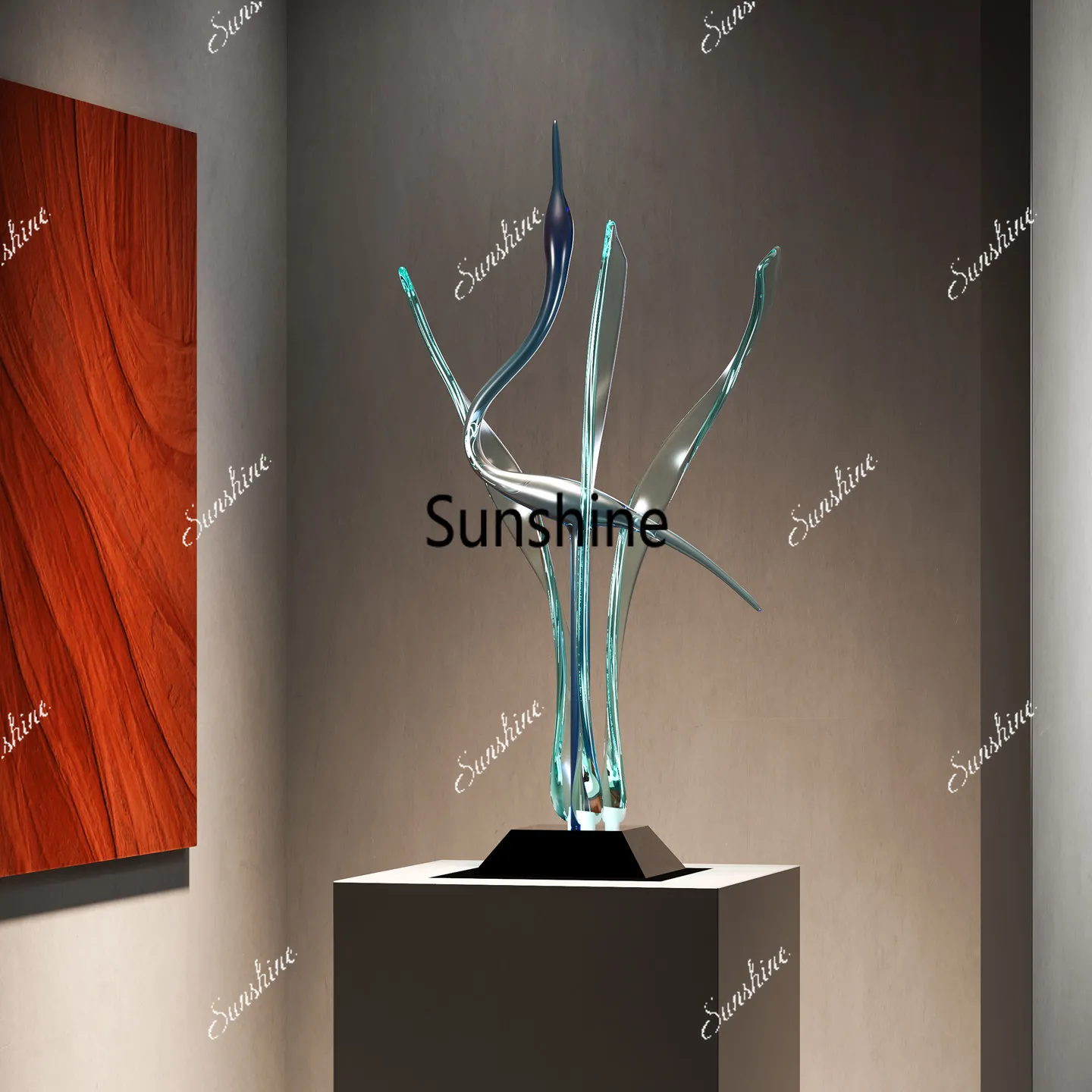 Modern sculptures, ornaments, staircase corners, sales office, model room, soft decorations
Modern sculptures, ornaments, staircase corners, sales office, model room, soft decorations
