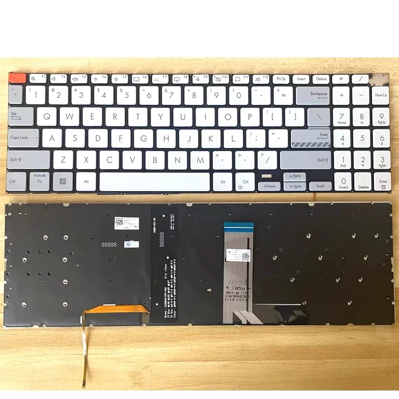 WYORESY Original for ASUS Vivobook Pro 15X OLED K6501 M6501 US KEYBOARD BACKLIT White.
WYORESY Original for ASUS Vivobook Pro 15X OLED K6501 M6501 US KEYBOARD BACKLIT White.