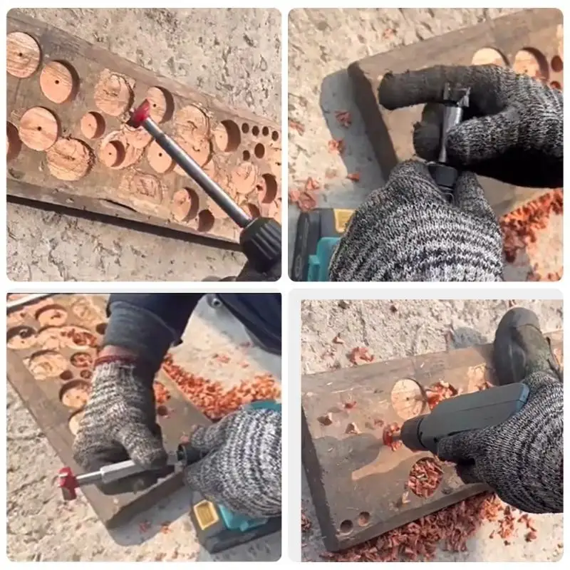 R9UF 16mm/18mm/20mm/22mm/25mm/28mm/30mm/32mm/35mm Woodworking Drill Bit with Cutting Head for Smooth Boring
R9UF 16mm/18mm/20mm/22mm/25mm/28mm/30mm/32mm/35mm Woodworking Drill Bit with Cutting Head for Smooth Boring