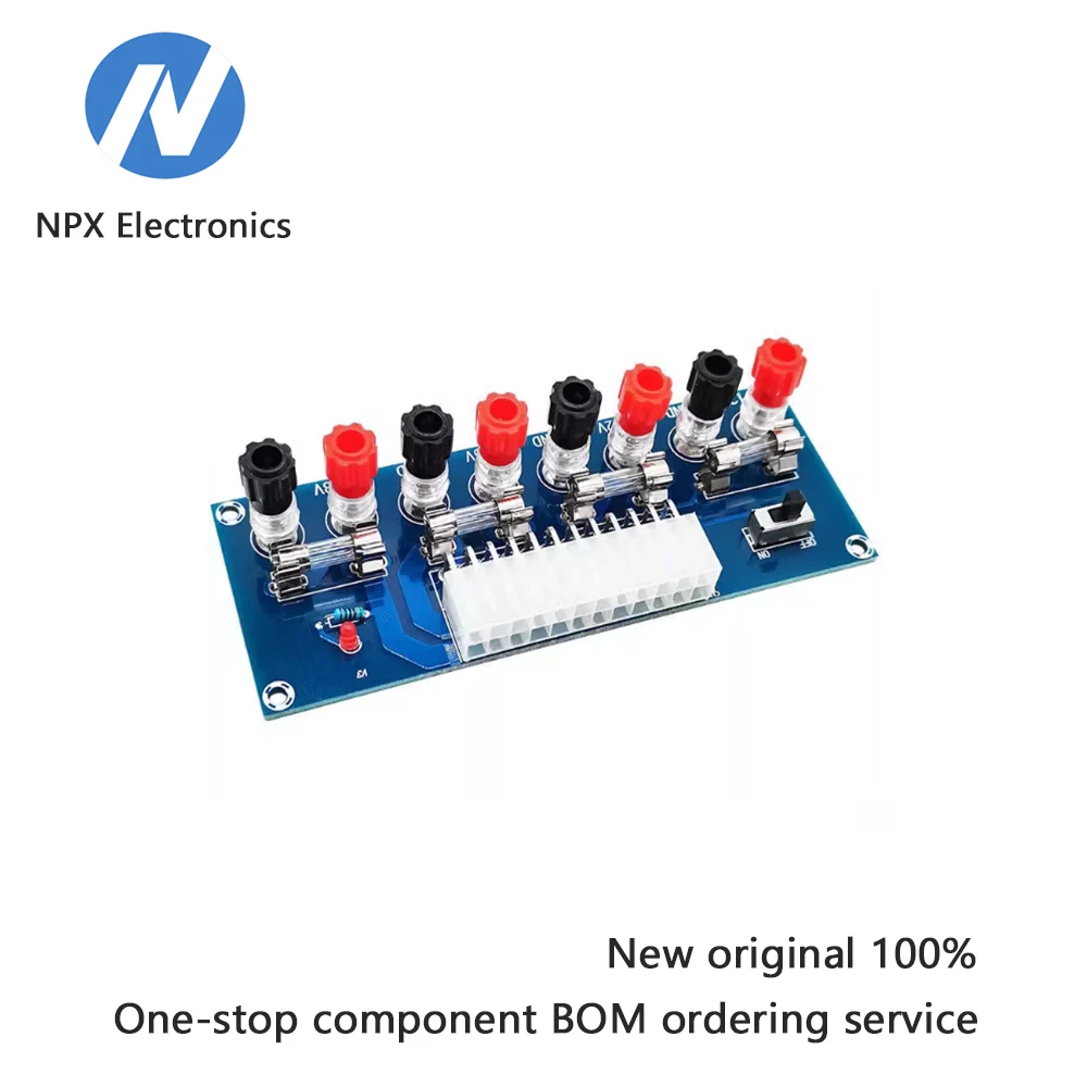 Адаптер ATX, материнская плата, корпус компьютера, выводный модуль питания с клеммами для выхода 3,3 В, 5 В и 12 В
Адаптер ATX, материнская плата, корпус компьютера, выводный модуль питания с клеммами для выхода 3,3 В, 5 В и 12 В