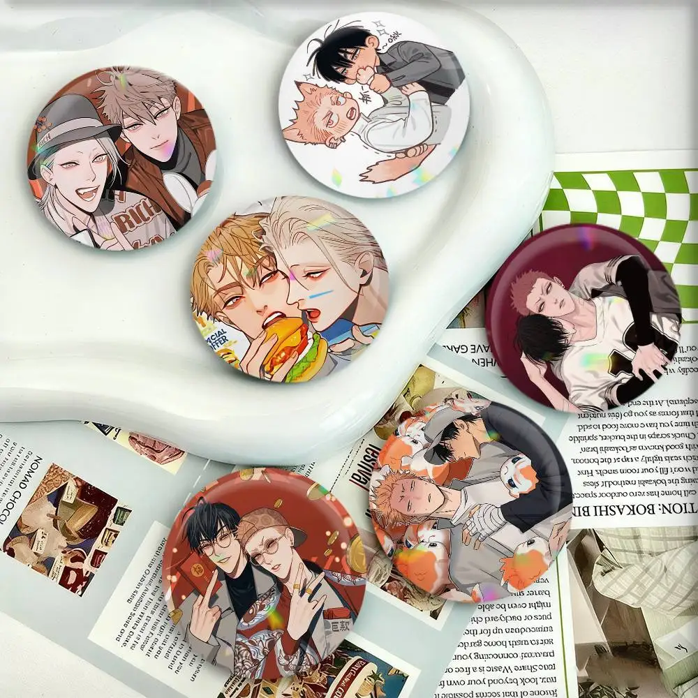 19 Days BL Anime Badges 25 32 44 58 75 mm Round Fans Collect Friends Gifts Brooch Souvenir
19 Days BL Anime Badges 25 32 44 58 75 mm Round Fans Collect Friends Gifts Brooch Souvenir