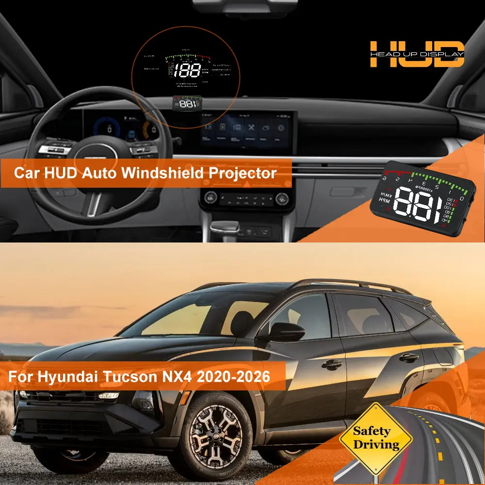 Car Head Up Display HUD For Hyundai Tucson (ix35) LM 2009-2015 TL 2015-2021 NX4 2020-2026 Auto Windshield Projector Accessories
Car Head Up Display HUD For Hyundai Tucson (ix35) LM 2009-2015 TL 2015-2021 NX4 2020-2026 Auto Windshield Projector Accessories