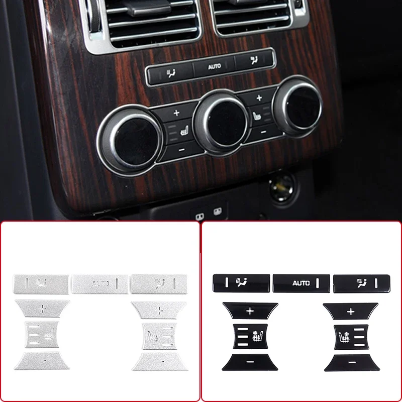Aluminum Alloy Car Rear Seat Air Conditioning Control Button Panel Cover Trim Sticker For Land Rover Range Rover Vogue 2013-2017
Aluminum Alloy Car Rear Seat Air Conditioning Control Button Panel Cover Trim Sticker For Land Rover Range Rover Vogue 2013-2017
