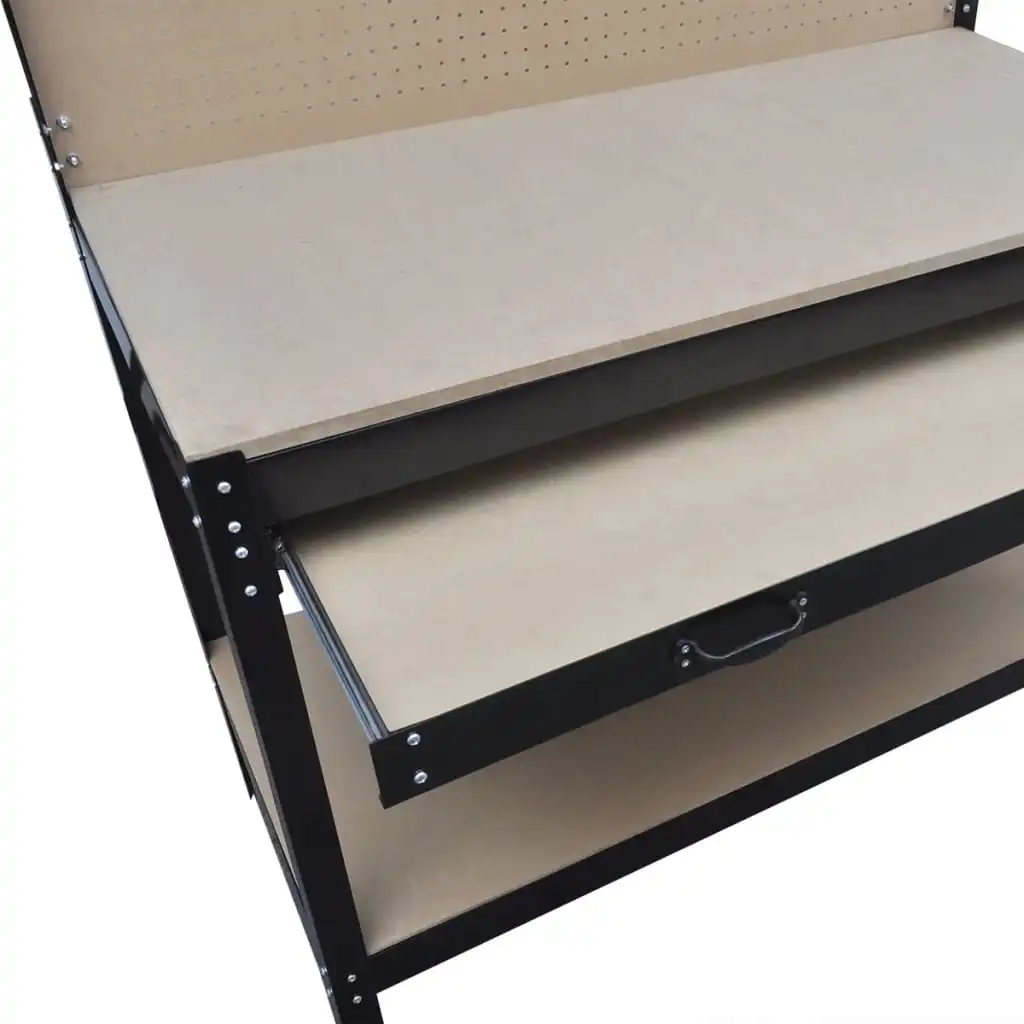 Workbench with Pegboard and Drawer
Workbench with Pegboard and Drawer