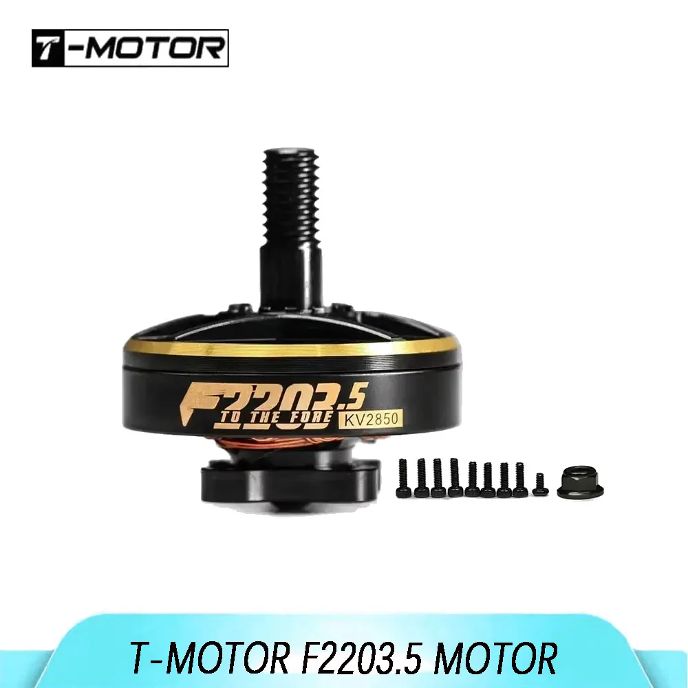 T-MOTOR F2203.5 1500KV/2850KV/3550KV 4-6S Brushless Motor for 3-5 Inch Cinewhoop, Toothpick, Long Range FPV Drones
T-MOTOR F2203.5 1500KV/2850KV/3550KV 4-6S Brushless Motor for 3-5 Inch Cinewhoop, Toothpick, Long Range FPV Drones