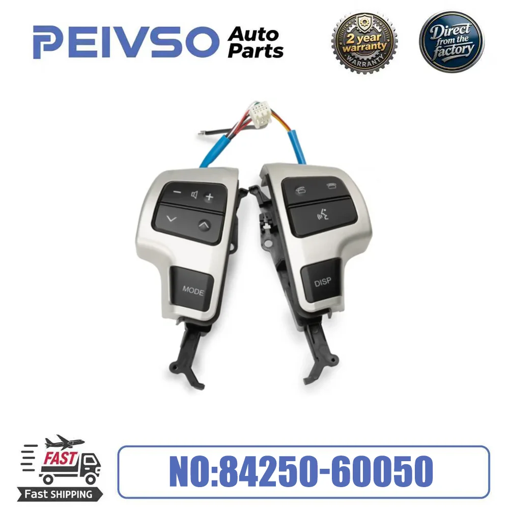 84250-60050 Steering Wheel Audio Control Switch/Button For Toyota LAND CRUISER 200 2008-2011 8425060050
84250-60050 Steering Wheel Audio Control Switch/Button For Toyota LAND CRUISER 200 2008-2011 8425060050