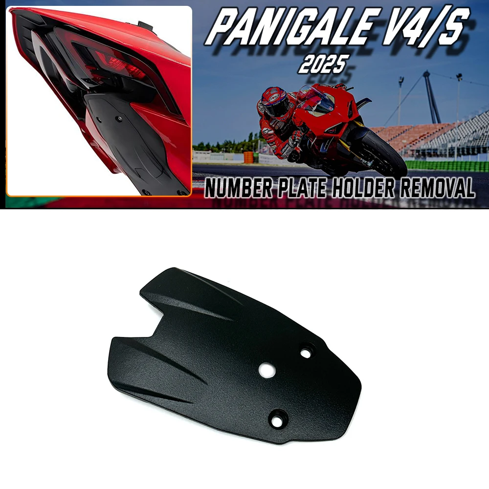 for Ducati Panigale V4/S 2025 Competition Kit: Tail Cover Plate for Number Plate Holder Removal
for Ducati Panigale V4/S 2025 Competition Kit: Tail Cover Plate for Number Plate Holder Removal