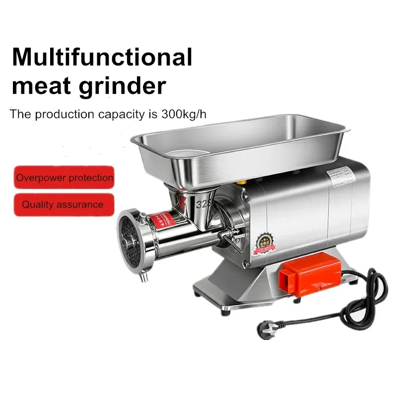 【Best Choice】Commercial Automatic Meat Grinder Heavy- Stainless Steel Sausage Stuffer&Mincer 2200W High Power for Butcher Shop
【Best Choice】Commercial Automatic Meat Grinder Heavy- Stainless Steel Sausage Stuffer&Mincer 2200W High Power for Butcher Shop