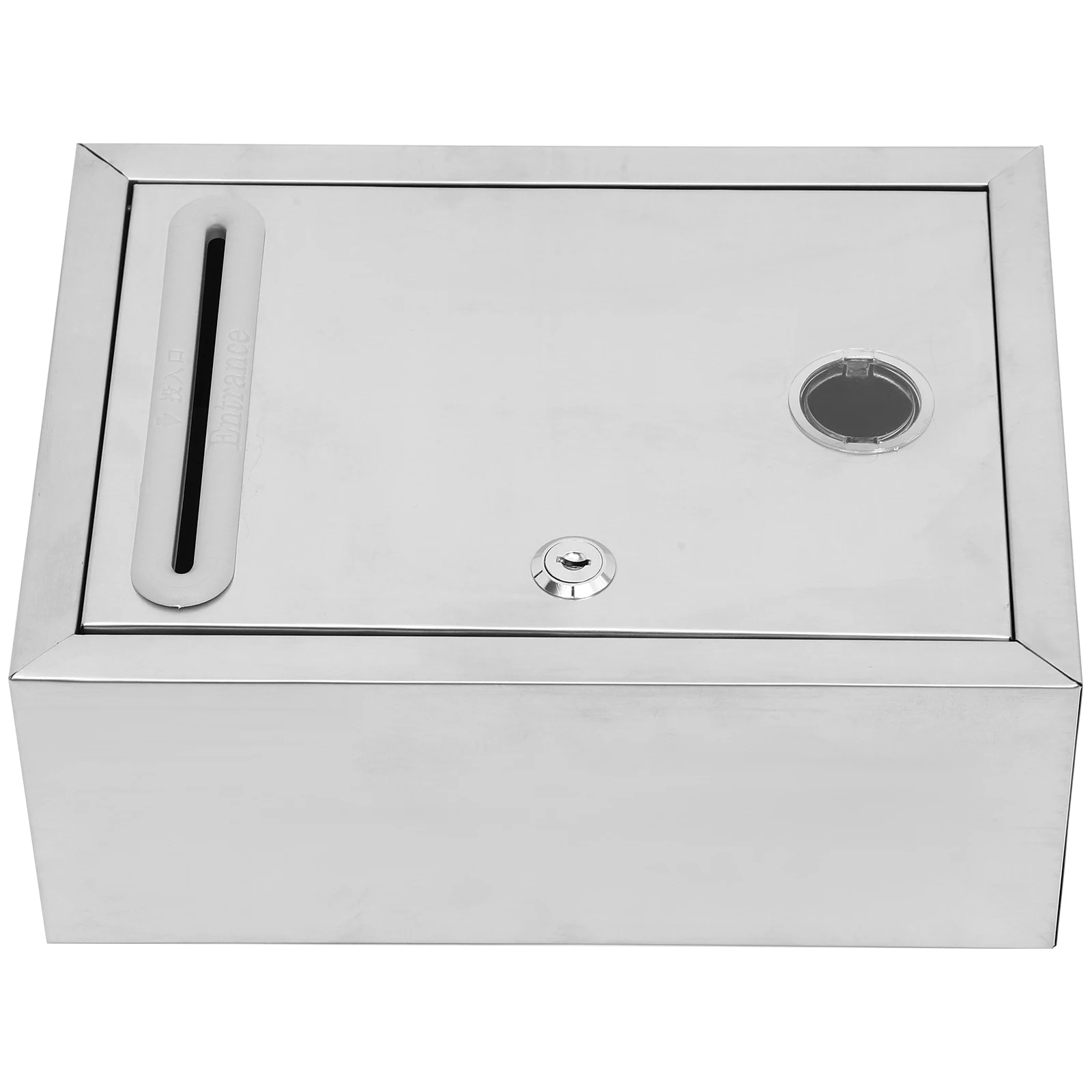 WallMounted ComplaintBox Mailbox LargeSize Locking StainlessSteel OfficeSchool SuggestionBin DepositBox Waterproof
WallMounted ComplaintBox Mailbox LargeSize Locking StainlessSteel OfficeSchool SuggestionBin DepositBox Waterproof