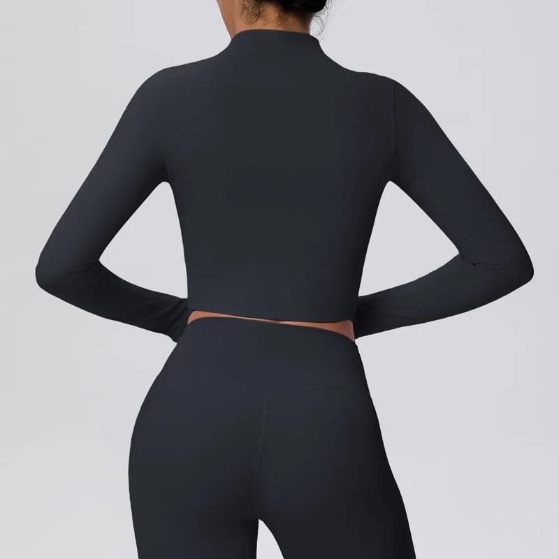 Women's Yoga Coat Solid Color Brushed Zipper Short Long Sleeve Jacket Yoga Wear Sports Running Fitness Yoga Top
Women's Yoga Coat Solid Color Brushed Zipper Short Long Sleeve Jacket Yoga Wear Sports Running Fitness Yoga Top