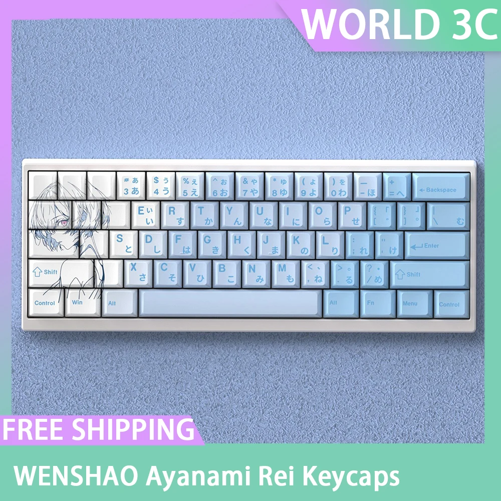 Wenshao Ayanami Rei Keycaps Pbt Anime Theme Keycap Cherry Profile For 60 65 68 Mechanical Keyboard Keycap Custom Gaming Gifts
Wenshao Ayanami Rei Keycaps Pbt Anime Theme Keycap Cherry Profile For 60 65 68 Mechanical Keyboard Keycap Custom Gaming Gifts