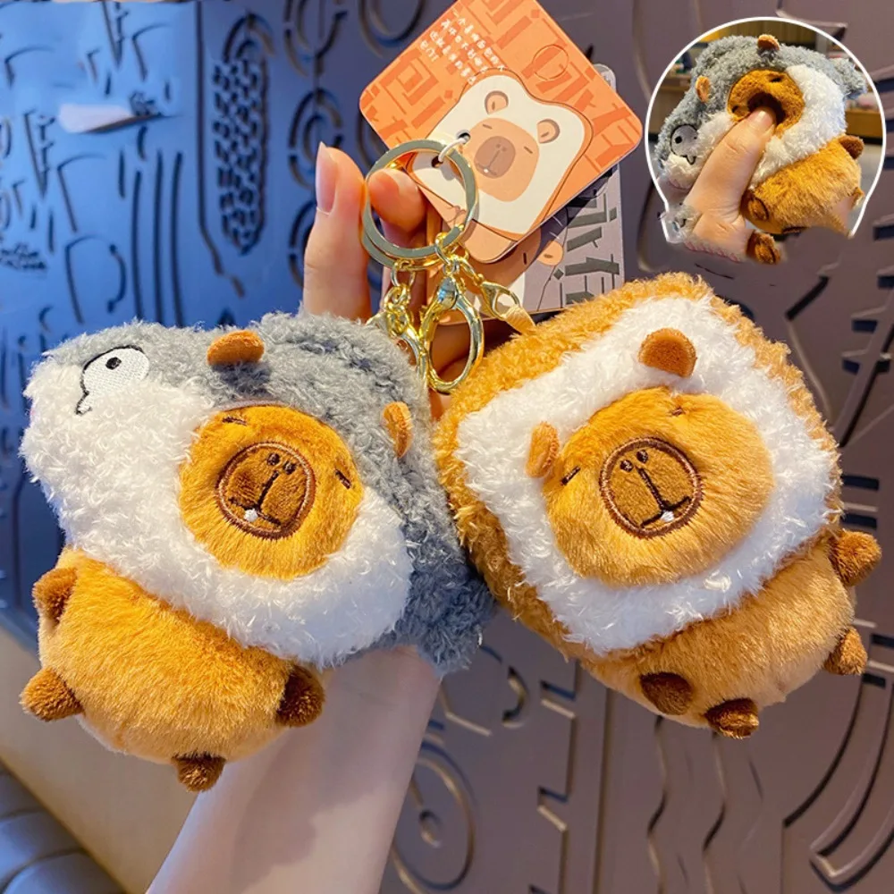 Stuffed Doll Capybara Plush Keychain Plush Soft Capybara Plush Bag Pendant Carton Animals Cute Fluffy Capybara Plush Keyring
Stuffed Doll Capybara Plush Keychain Plush Soft Capybara Plush Bag Pendant Carton Animals Cute Fluffy Capybara Plush Keyring