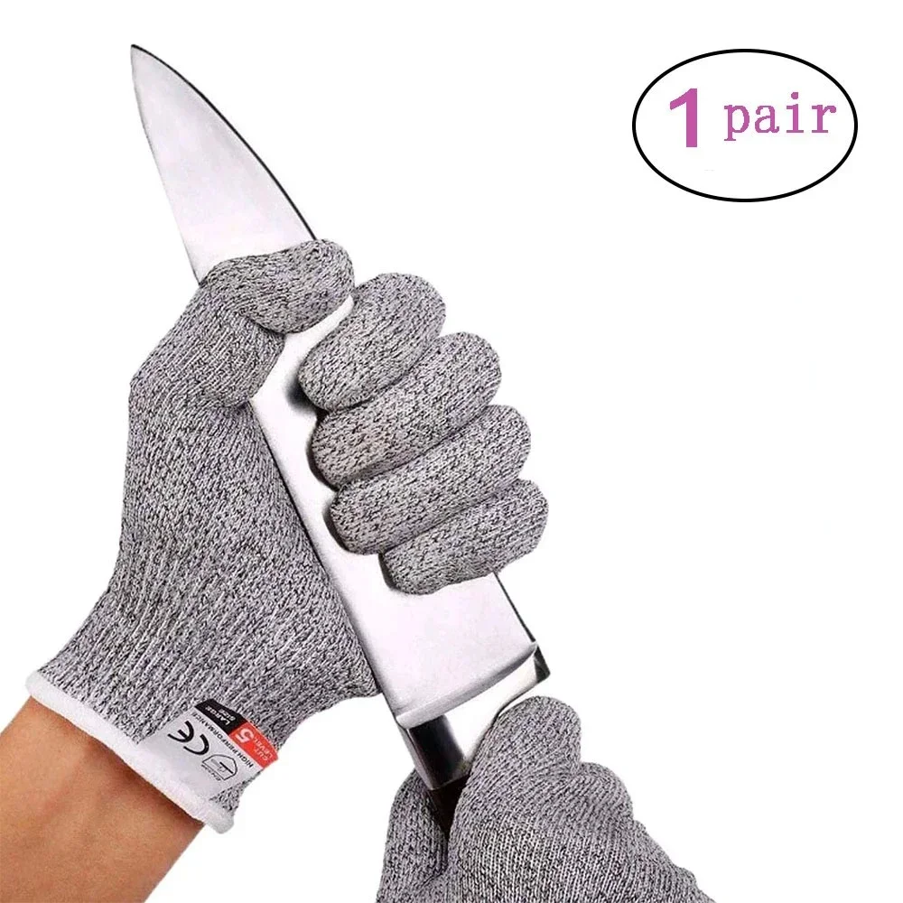 Cut Proof Stab Resistant Wire Metal Safety Gloves for Kitchen Butcher Cuts, Oyster Shucking, Fish Gardening
Cut Proof Stab Resistant Wire Metal Safety Gloves for Kitchen Butcher Cuts, Oyster Shucking, Fish Gardening