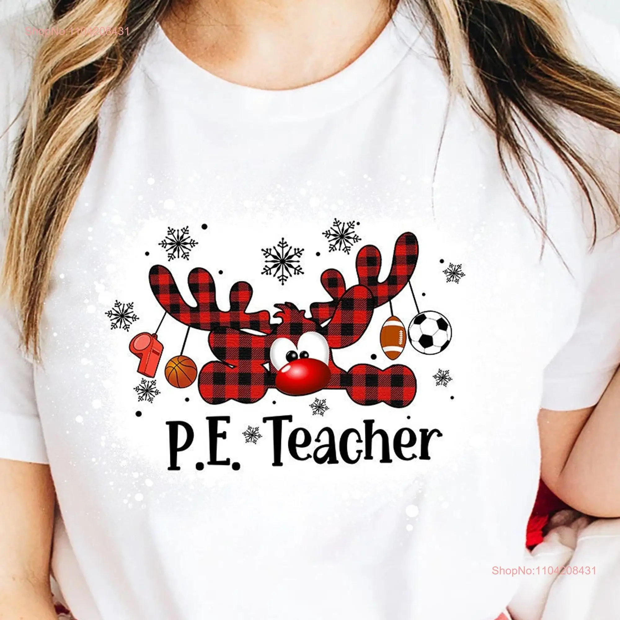 P E Teacher Christmas T Shirt Goat shirts for gift kids women long or short sleeves
P E Teacher Christmas T Shirt Goat shirts for gift kids women long or short sleeves