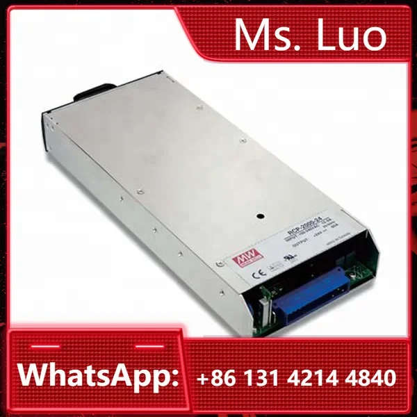 Блок питания постоянного тока Meanwell 100 А 2000 Вт RCP-2000-24, мощность передней стойки с одним блоком
Блок питания постоянного тока Meanwell 100 А 2000 Вт RCP-2000-24, мощность передней стойки с одним блоком