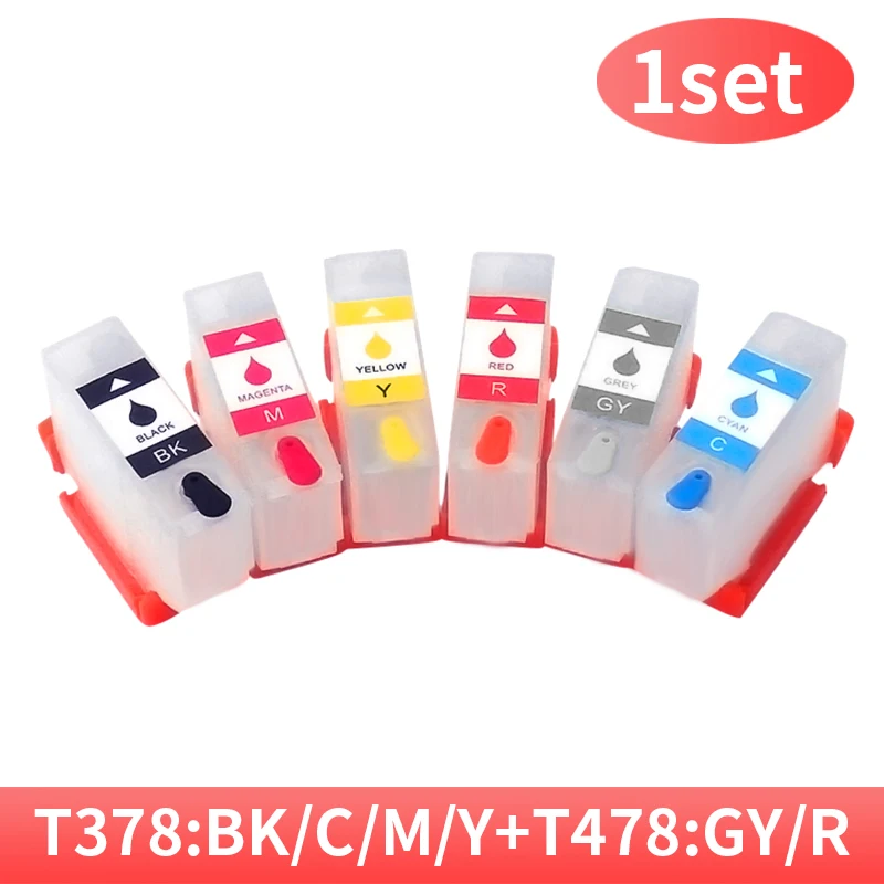 6Color Europe T378 T478 XP15000 Refill Ink Cartridge With ARC Chip For EPSON Expression Photo HD XP-15000 Printer Ink Cartridge
6Color Europe T378 T478 XP15000 Refill Ink Cartridge With ARC Chip For EPSON Expression Photo HD XP-15000 Printer Ink Cartridge