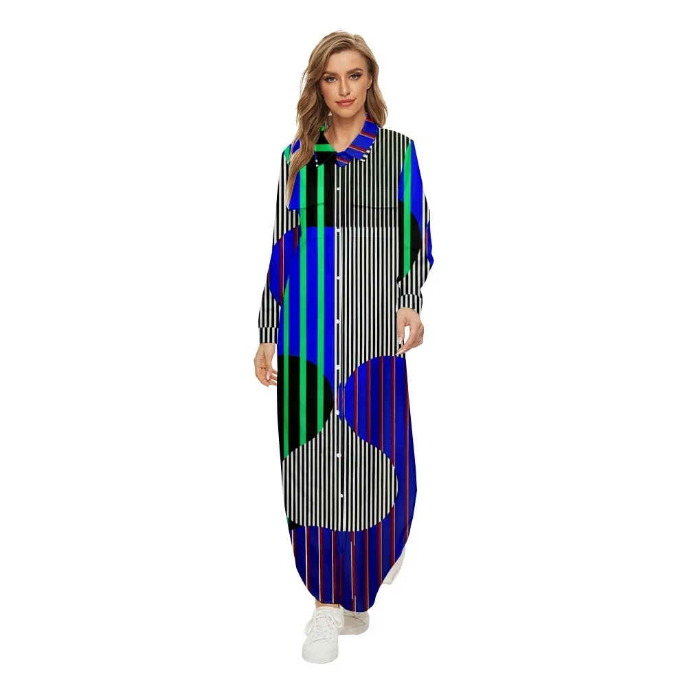 Elegant Ladies Dresses Printed Long Dress Women Single Button Spring Party Dress 2022 Summer Loose Irregular Maxi Beach Dress XL
Elegant Ladies Dresses Printed Long Dress Women Single Button Spring Party Dress 2022 Summer Loose Irregular Maxi Beach Dress XL