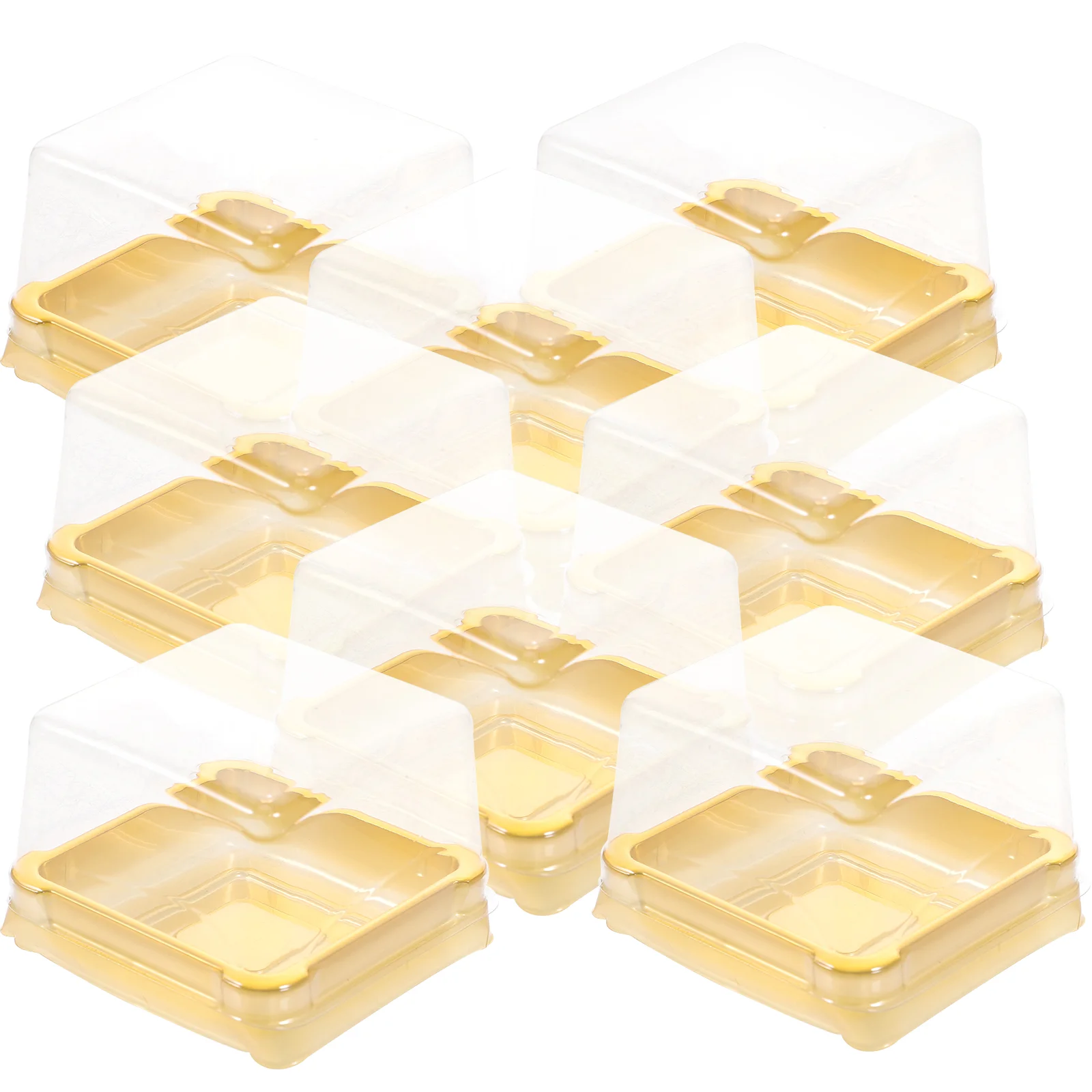 50 Pcs Square Mini Moon Cake Boxes Food Grade Plastic Dessert Containers Waterproof Sealing Transparent Packaging For Weddings
50 Pcs Square Mini Moon Cake Boxes Food Grade Plastic Dessert Containers Waterproof Sealing Transparent Packaging For Weddings