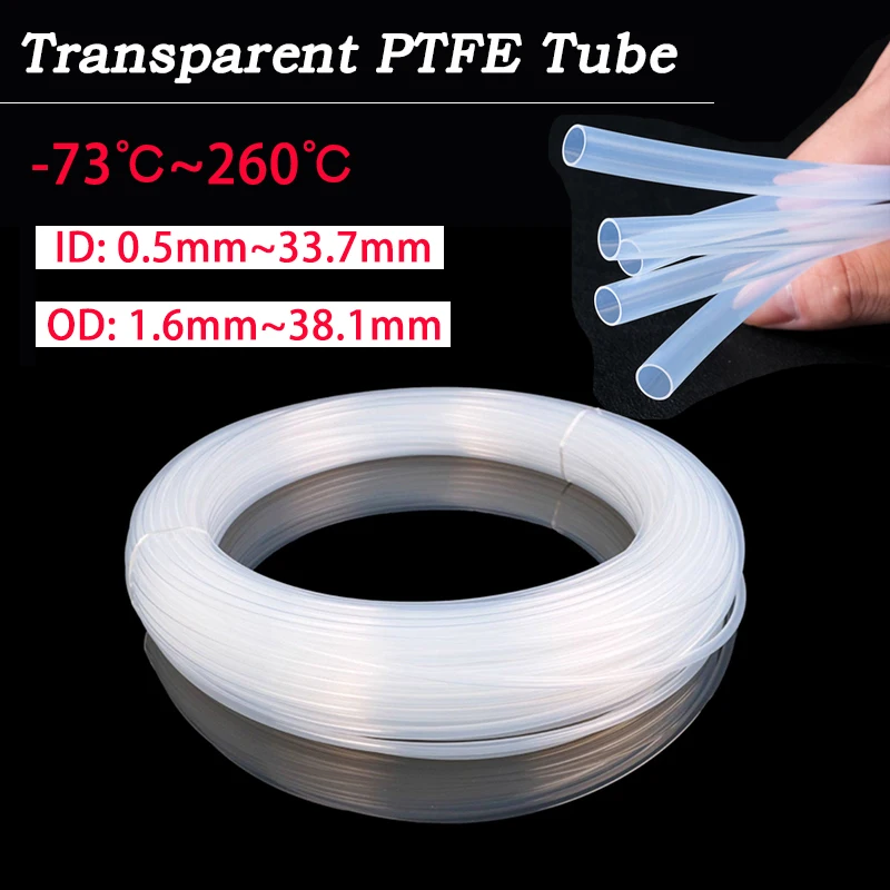 PTFE Tube ID 0.3/0.4/0.5/0.6/0.7/0.8/0.9/1/1.2/1.3/1.4/1.5/1.6/1.7/1.8/1.9/2/2.2/2.5/3~10mm Capillary Insulated Hose Rigid Pipe
PTFE Tube ID 0.3/0.4/0.5/0.6/0.7/0.8/0.9/1/1.2/1.3/1.4/1.5/1.6/1.7/1.8/1.9/2/2.2/2.5/3~10mm Capillary Insulated Hose Rigid Pipe