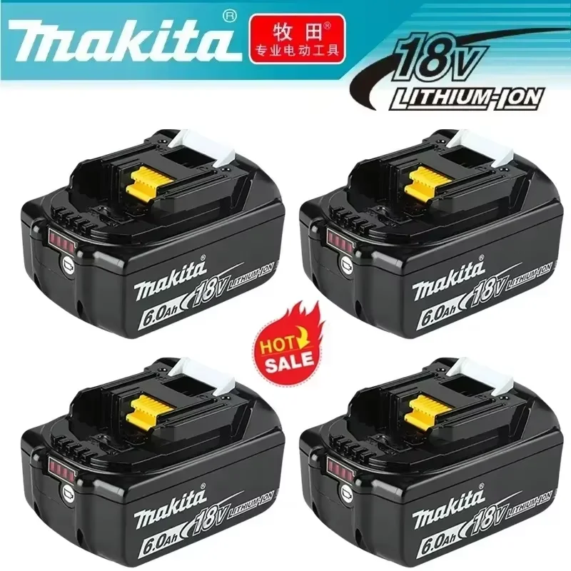 Genuine Makita 6.0Ah Makita 18V Battery BL1830B BL1850B BL1850 BL1840 BL1860 BL1815 Replacement Lithium Battery
Genuine Makita 6.0Ah Makita 18V Battery BL1830B BL1850B BL1850 BL1840 BL1860 BL1815 Replacement Lithium Battery