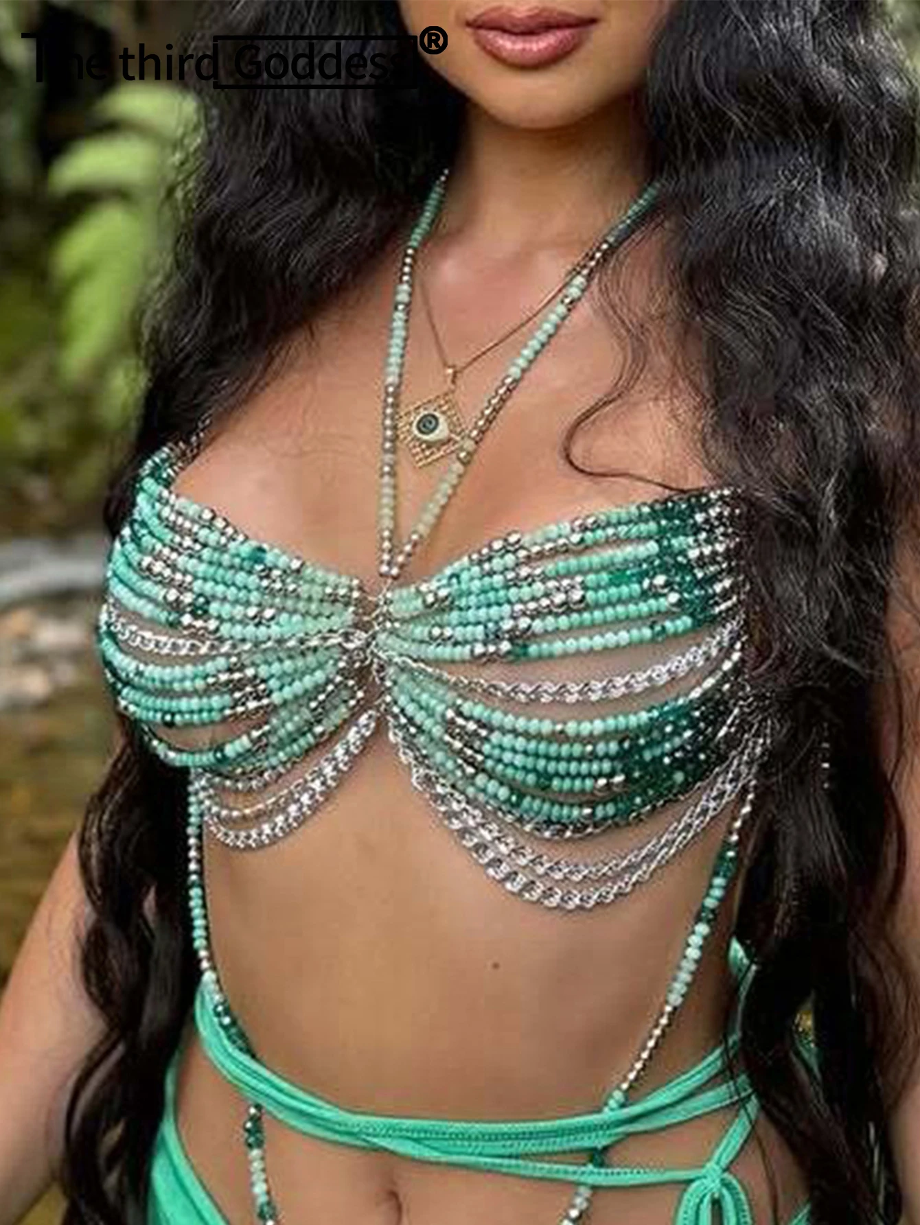 Sexy y2k clothes rhinestone corset crop top women summer beach club party tops woman street wear see through halter tank top hot
Sexy y2k clothes rhinestone corset crop top women summer beach club party tops woman street wear see through halter tank top hot
