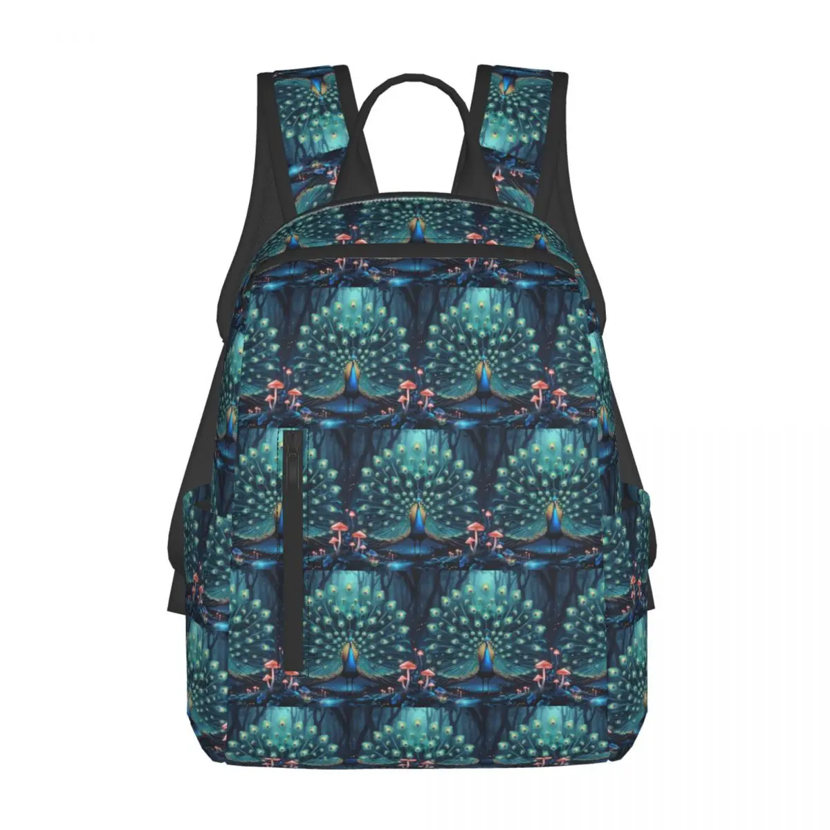 Mesmerising Peacock Feathers Backpack Large Capacity Kids BookBag School Bag Shoulder Bags for Men Women
Mesmerising Peacock Feathers Backpack Large Capacity Kids BookBag School Bag Shoulder Bags for Men Women