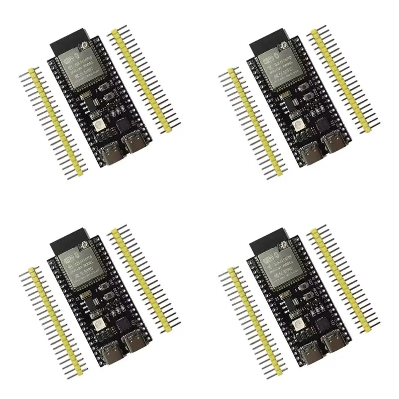 【СНИЖЕНИЕ ЦЕНЫ!】4X ESP32-S3 Плата разработки с двумя портами Type-C, основная плата с модулем ESP32-S3 N16R8 N8R2 и антенной
【СНИЖЕНИЕ ЦЕНЫ!】4X ESP32-S3 Плата разработки с двумя портами Type-C, основная плата с модулем ESP32-S3 N16R8 N8R2 и антенной