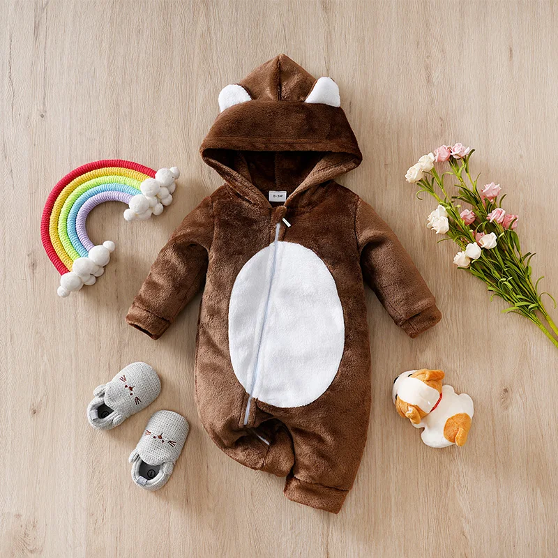 Autumn and Winter bear Lovely baby Onesie Warmth Newborn Boy Girl Knitted Soft Comfortable Hats Casual Toddler Jumpsuit Costume
Autumn and Winter bear Lovely baby Onesie Warmth Newborn Boy Girl Knitted Soft Comfortable Hats Casual Toddler Jumpsuit Costume