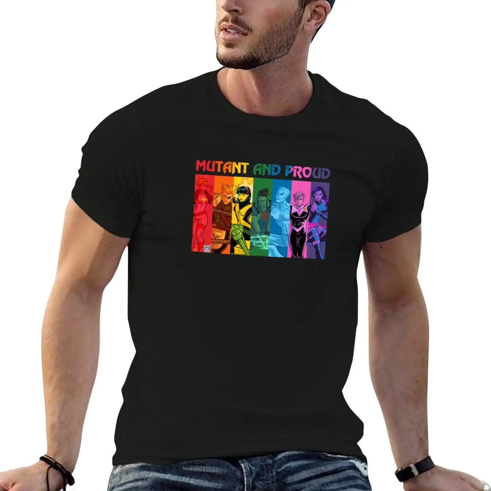 Mutant and Proud Rainbow T-Shirt t shirts for man cotton soft man t shirt summer man t shirt cotton high quality T-shirt
Mutant and Proud Rainbow T-Shirt t shirts for man cotton soft man t shirt summer man t shirt cotton high quality T-shirt